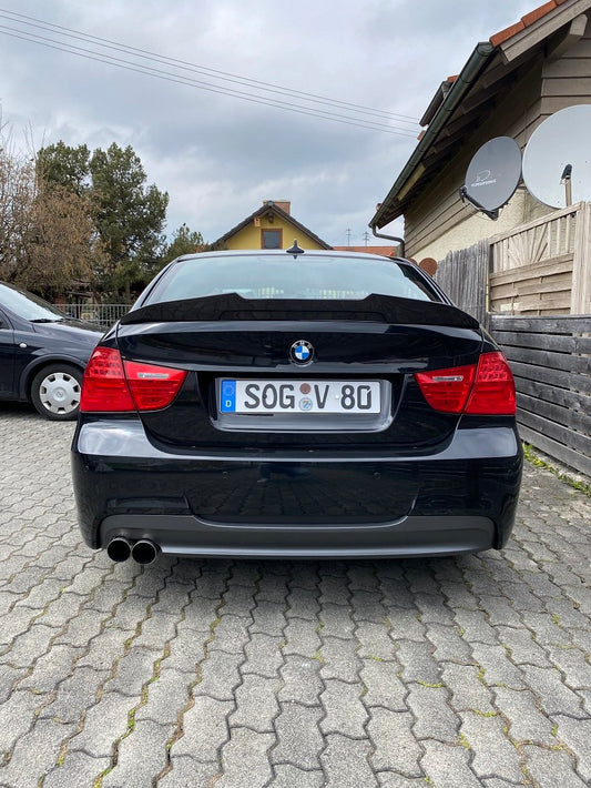 Carbon Fiber PSM Style Trunk Spoiler - BMW E90 & E90 M3 Sedan
